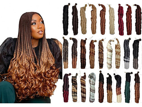 French curls braiding extension