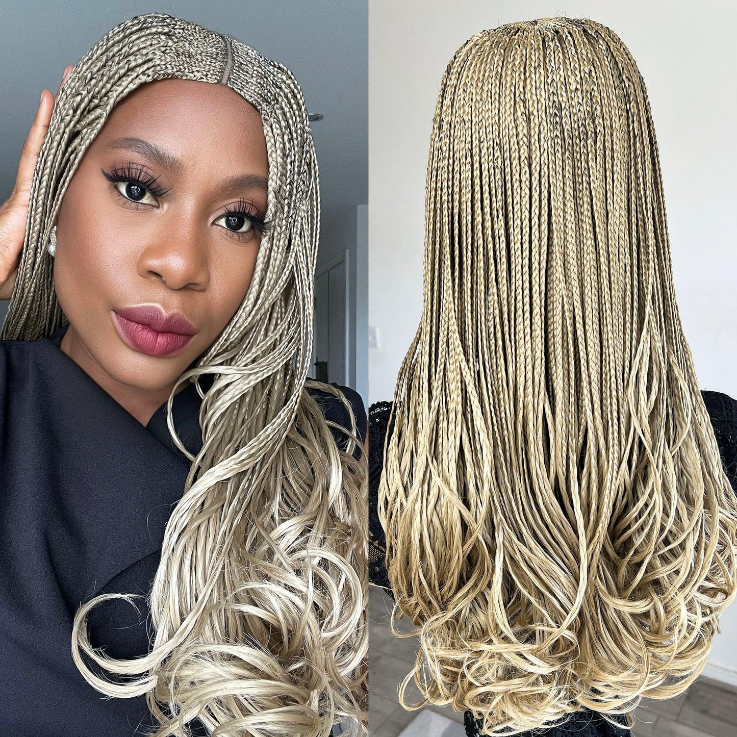 French curls braiding extension